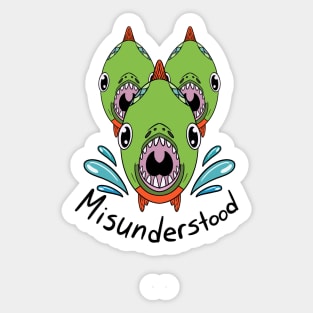 Misunderstood Fishy Sticker